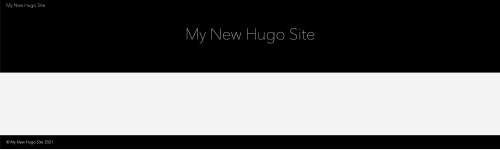 Default Hugo page