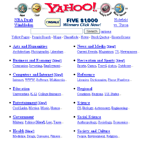 Old style Yahoo